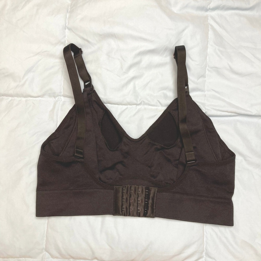 M Black Nursing Bra Wireless No Padding Unbranded